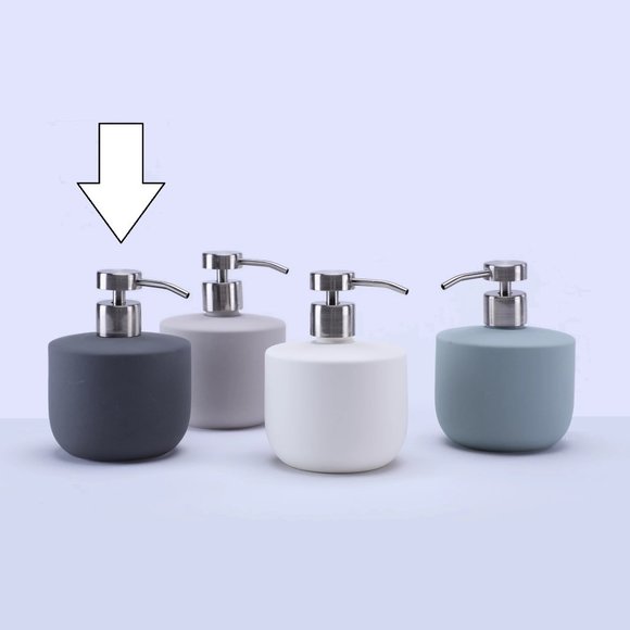 brand new Haven™ Daylesford Soap / Lotion Dispenser in Charcoal Gray color - Picture 2 of 4